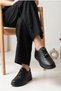 Women's Thick Soled Sneaker Stopper Lace-Up Casual Shoes
