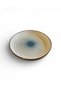 Ceramic Deep Plate with Patterned – White/Blue, Round Shape, For Serving - 2