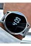 Led digital woven mesh magnetic strap men's wrist watch - 4