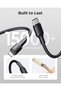 Powerlink EDC Series USB-C To Lightning Cable, 30W PD Super Fast Charging with 480Mbps Data Transfer- 3M Black - 4