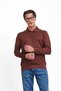 Polo Neck Sweater with Button Detail - 4