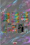 Hologram Sticker Set 86 Pieces 13 Set / Vehicle Hologram Sticker / Bicycle Sticker / Motor Sticker - 3