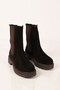 Laceless Elastic Genuine Leather Casual Boots 335-700 Women's Boots - 6