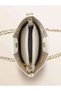 Women's Chain Handle Hand and Shoulder Bag with Teddy Bear Charm Detail, Modern Stylish Design 27218 - 3