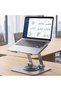 Mini Laptop Stand for Tab Desk, Adjustable Laptop Stand Holder with 360° Rotating Base, Ergonomic Laptop Riser Compatible with All Laptops and Tablets - 6