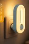 Night Light Ring Type 2 Mod Yellow-White Light with Button Corridor Hall Light Sleep Light Blue K6760