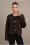 Women's Premium Beaded Knitwear Cardigan with Sparkling Bead Detail - 4