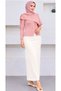 Plus Size Hijab Elastic Waist Pencil Skirt