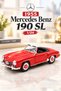 1955 Mercedes Benz 190 Sl Red 1/24 Diecast Metal Model Car