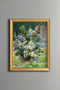 Lilac Branches and Thorns - Vintage Patterned Painting - Fine Model