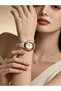 Ferrucci̇-(Beige Color) Leather Cord Minimal Case Women's Wrist Watch- - 2