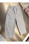 Unisex Barrel Balloon Stretchy Waist Tie-Up Oversize Sweatpants - 3