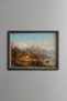 Lake Thun in Switzerland - Vintage Patterned Painting - Fine Model