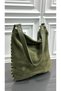 Genuine Suede Leather Troklu Casual Shoulder Bag (Hobo Bag)