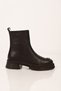 Laceless Zippered Genuine Leather Casual Boots 335-Rv-21 Women's Boots - 5