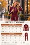 Sporty Stripe - Women's Stripe Detailed Hooded Sweatshirt and Leggings Set - 6