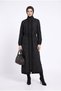 Trendy Raglan Sleeves, Lace-Up Waist, Zippered, Lined, Wide Fit, Winter Wear-Remove Wear.