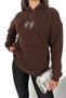 Stone Printed Sweatshirt-Brown Brown - 3