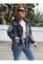 Italian Slim Corduroy Jacket Navy Blue - 2