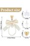 3 قطع سلاسل زينة لسدادات الغبار من النوع C لأجهزة كيندل، أغطية سدادات الغبار لمنفذ الشحن بتصميم فيونكة، ملصقات زخرفية - 7