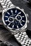 Original Men's Watch - 3 Atm Water Resistance - Silver Color Steel Band - Japanese Calendar Movement - 2 Years Warranty - Gift Wristwatch with Stylish Box Dke2159C1 - 2