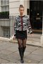 Women's Premium Zebra Patterned Stripe Detailed Knitwear Sweater - 6