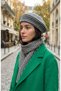 Women's Resam Beret Scarf Set of 2 Knitted Patterned Soft Textured Winter Wear - 2