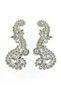 Iron-On Transfer Rhinestone Applique / Crystal Rhinestone / 1 Pair / 2 Pieces / Apl063