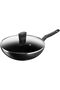 Frying Pan | G6 Super Cook Wokpan 28 + Lid | Non Stick With Thermo Signal | Black | Aluminium | 2 Years | B4591684