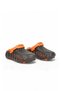 Black-Orange Eva Lightweight Comfortable Soft Sole Unisex Sabo Slippers Pool Garden Slippers 2504 - 4