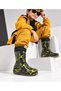 Children's Furry, Warm, Cute, Patterned, Transparent, Toothed Sole Rain Boots - 7