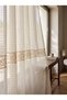 Gül Ara Lace Natural Curtain
