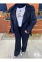 Furry Design Suit Navy Blue - 6