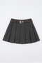 Pilikaşe Detailed Women's Skirt Etk02561 Brown - 5