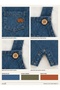 Baby Boy Shirt and Salopet Set with Snap Fasteners, Double Combination - 5