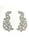 Iron-On Transfer Rhinestone Applique / Crystal Rhinestone / 1 Pair / 2 Pieces / Apl061
