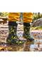 Children's Furry, Warm, Cute, Patterned, Transparent, Toothed Sole Rain Boots - 6