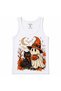 Boo & Brew – Halloween Ghost and Black Cat Vintage Graphic Cotton Tank Top