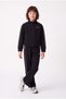 Girl's Ribbed Zippered High Collar Sweatshirt - 6