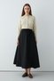 Ribbed Skirt Black - 3