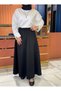 Premium Scuba Skirt Black - 3