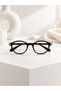 Lima Black Oval Round Bone Transparent Women Men Unisex Blue Light Protection Screen Goggles Glasses - 5