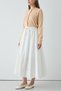 Ribbed Skirt Ecru - 6