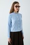 Gökçe Buttoned Cardigan Baby Blue - 3