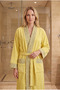 Serenity |   Kimono Premium Women's and Men's Bathrobes |   100% Cotton, Patterned, 1300Gr |   High Gram Weight, Fast Drying, and High Water Absorption