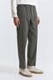 Men's 6187-Khaki Half Elastic Waist Twin Pro Baggy Fit Pants - 2