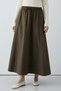 Ribbed Skirt Khaki - 8