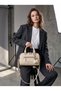 Imported Accessory Detailed Women's Hand and Shoulder Bag Size: 22X16 cm Rc10071