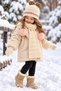 Girl's Scarf Hat Gloves 3-Piece Set - 2
