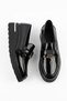 Ropen Nını Buckle Genuine Leather Women's Shoes Ballet Flats Black Patent Leather - 2